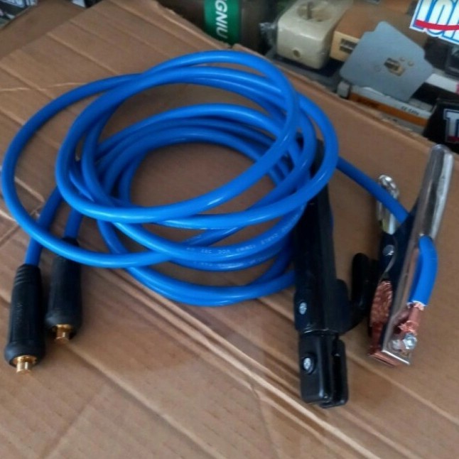 Produk Paket Set Tang Las & Tang Masa & Kabel Listrik 5 Meter Biru Hemat