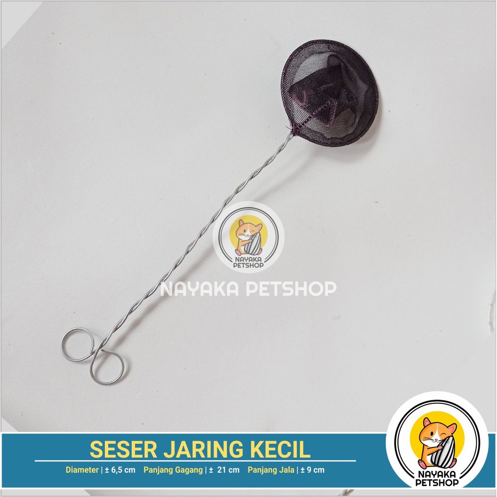 Serokan Jaring Seser Ikan Hias Cupang Guppy Tetra Platy Corydoras Kutir Artemia Encu Jentik Nyamuk