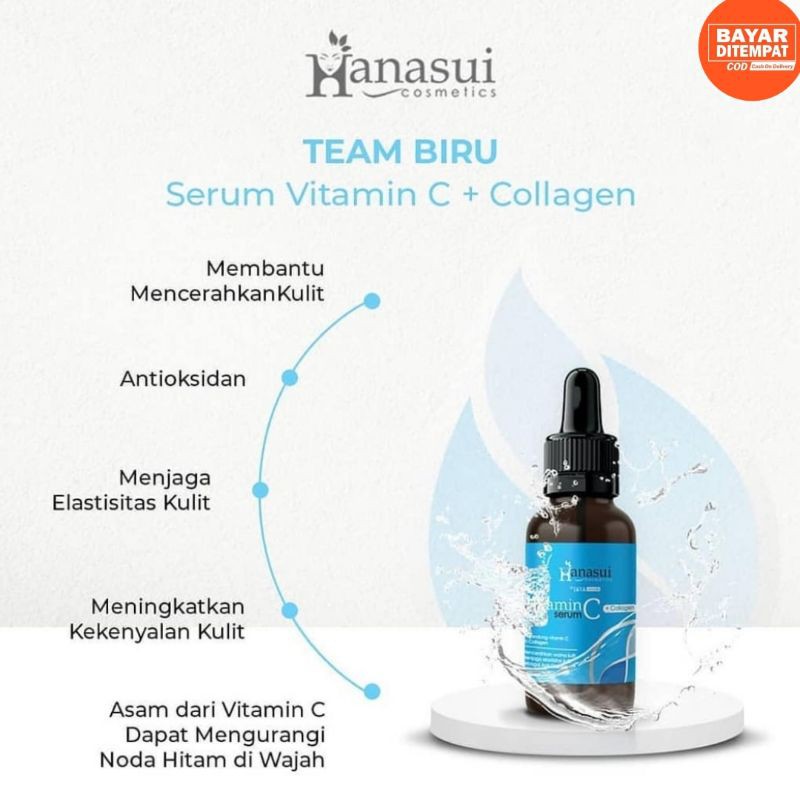 SERUM WAJAH HANASUI ANTI AGING SERUM VIT C COLLAGEN - SKINCARE WAJAH - PERAWATAN WAJAH