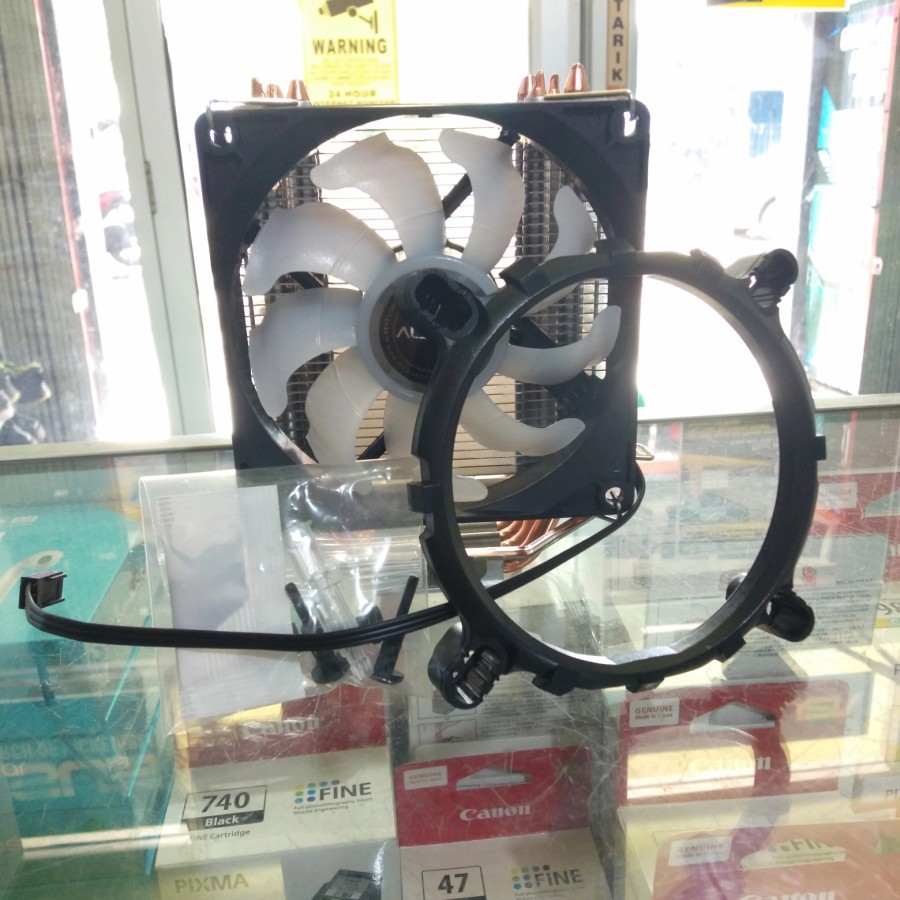 Fan Processor Cpu ALSEYE AM-90 4 Heat Pipe RGB