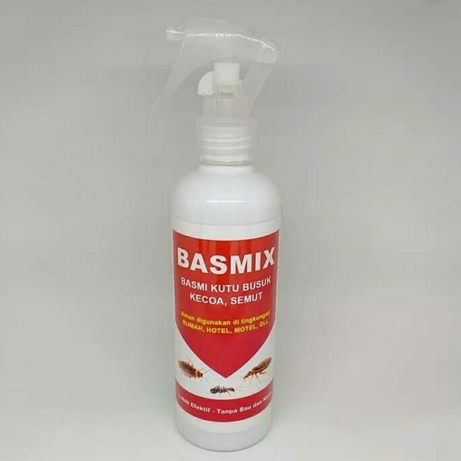 Basmix Spray Anti Kutu Busuk Kasur, Kecoa, Semut