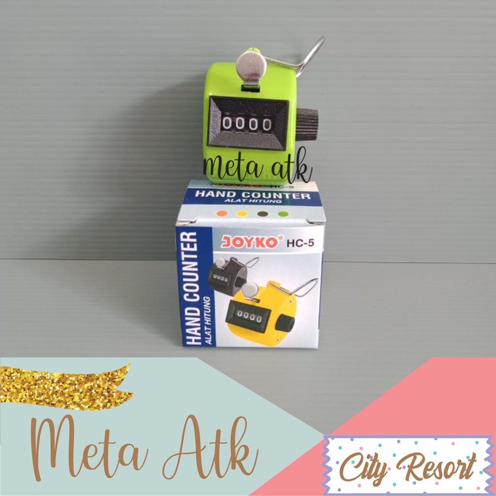 

Hand Tally Counter Alat Hitung Cepat Zikir Manual 4 Digits JOYKO HC-5