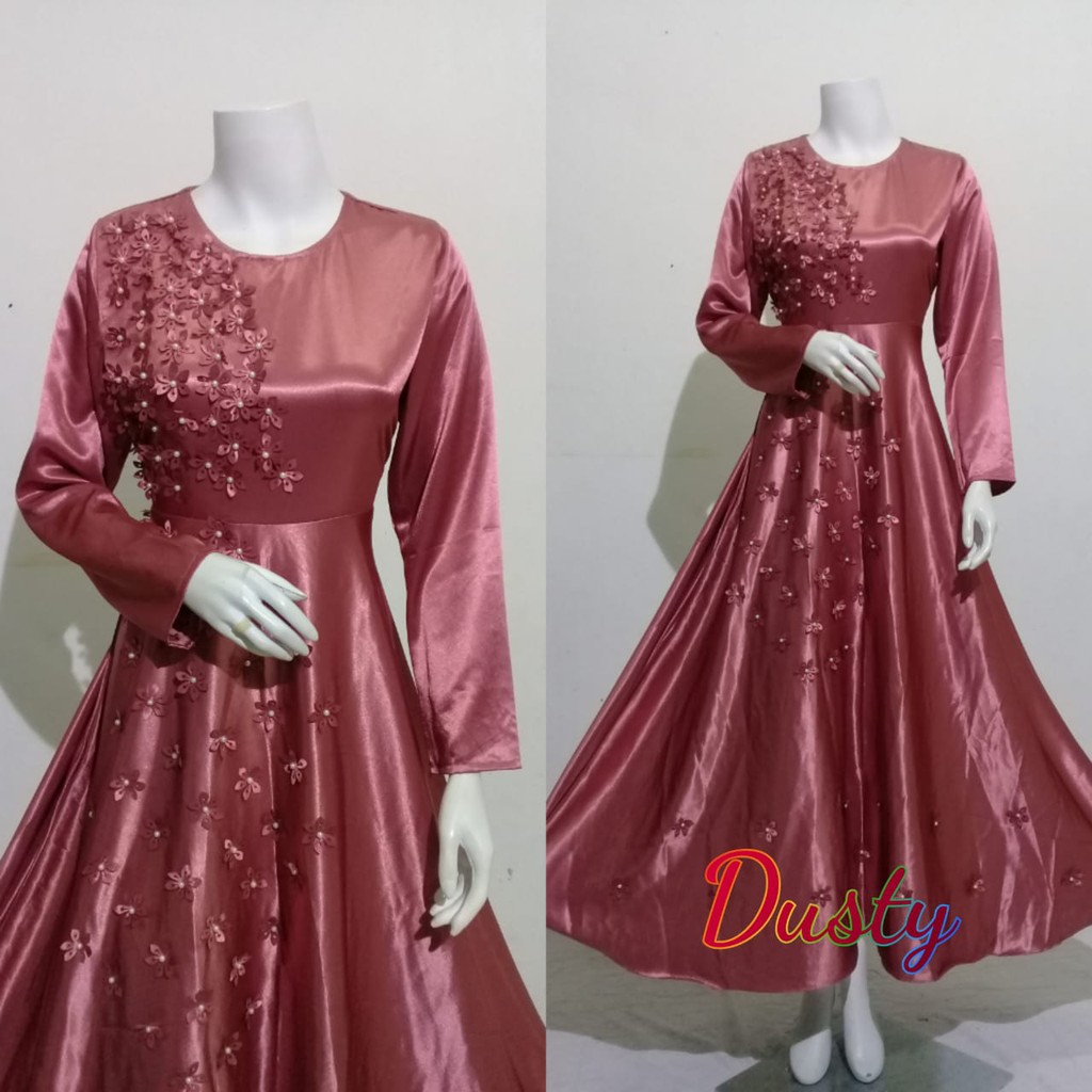 Baju Kurung Cantik Maroon Original Brand by Rara Busana.