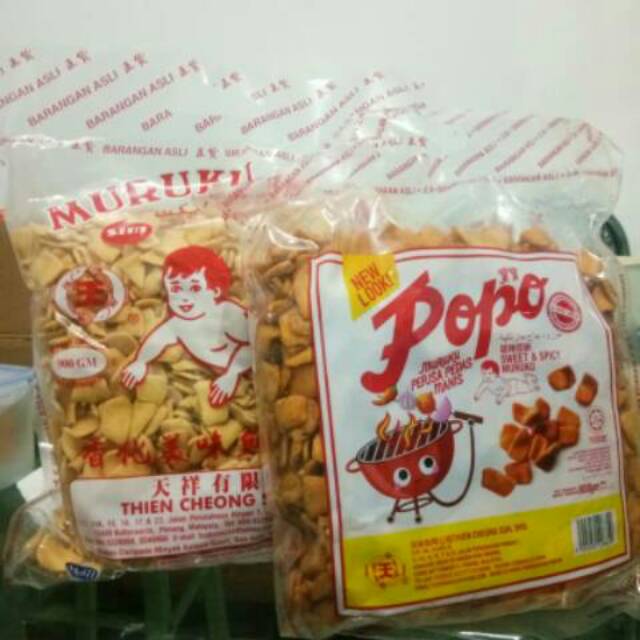 

Muruku Popo 800 gr Original Sweet Spicy Seaweed Snek Dhal Ikan Fish Snack Malaysia