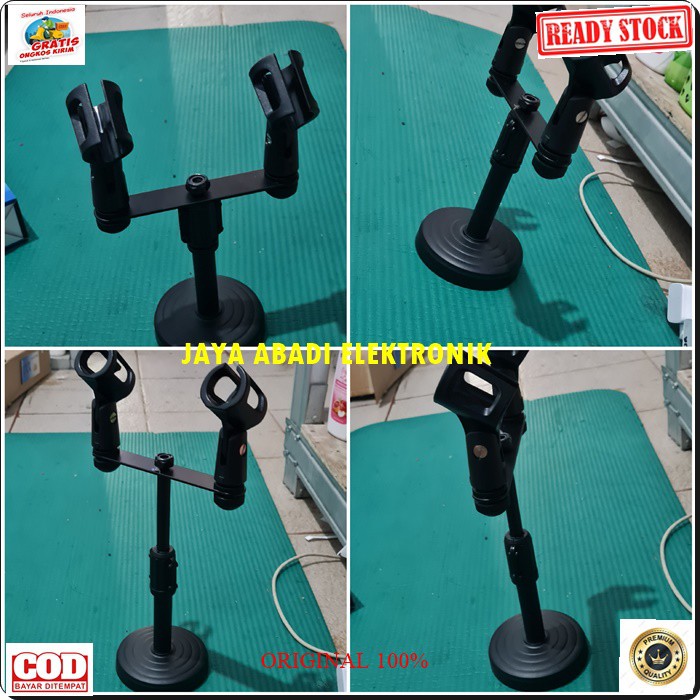 G550 ORIGINAL STAND MIC HOLDER CABANG 2in1 TIANG MIK MICROPHONE standing PENYANGGA mikrophone VOCAL VOKAL  pegangan gantungan G550  BISA SEGALA JENIS MICROPHONE BISA SEGALA JENIS  STAND MIC UNIVERSAL  ISI PAKET HOLDER 2IN1 DAN CABANG G550