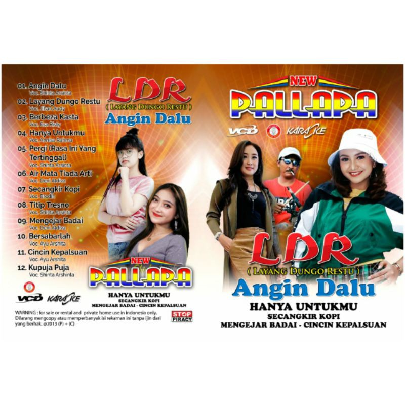 Terbaru Kaset Vcd Dvd Karaoke Lagu Dangdut Koplo New Pallapa Angin Dalu Shopee Indonesia