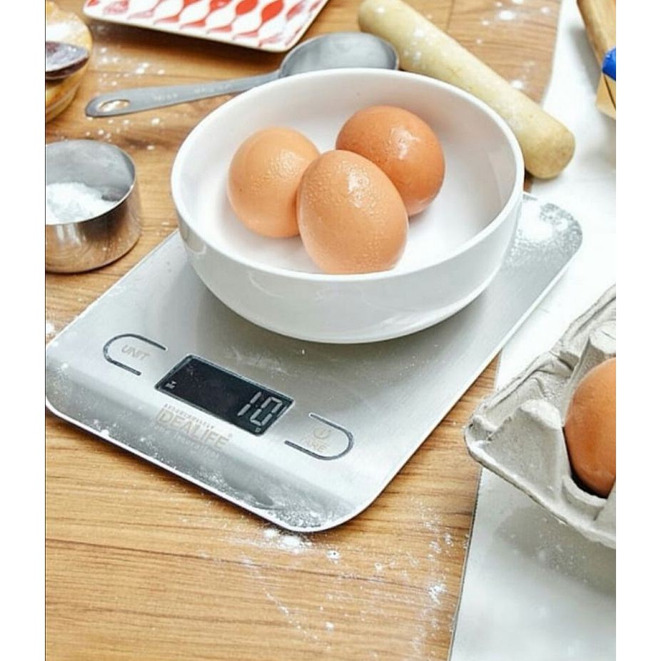 IDEALIFE - Digital Kitchen Scale – 5KG/1GR - Timbangan Kue 5Kg/1Gr - IL–211se