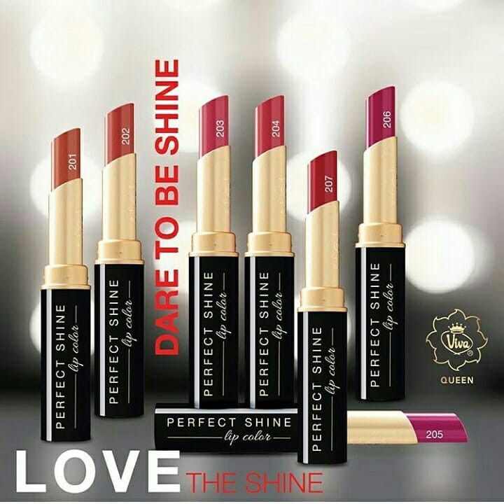 Viva Queen Perfect ShineLip Color / Lipstick viva shine glosy Shopee