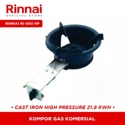 Kompor Gas Komersial Rinnai RI 300 HP High Pressure Tekanan Tinggi Kompor Mawar Rinnai Komersil