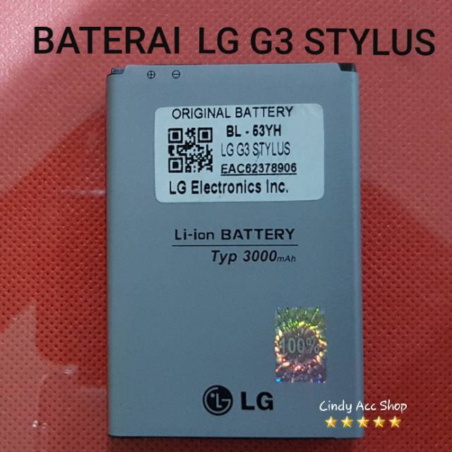 Baterai ORIGINAL LG G3 STYLUS BL53YH LG D690 Battery Batre Bat LG G3 MINI