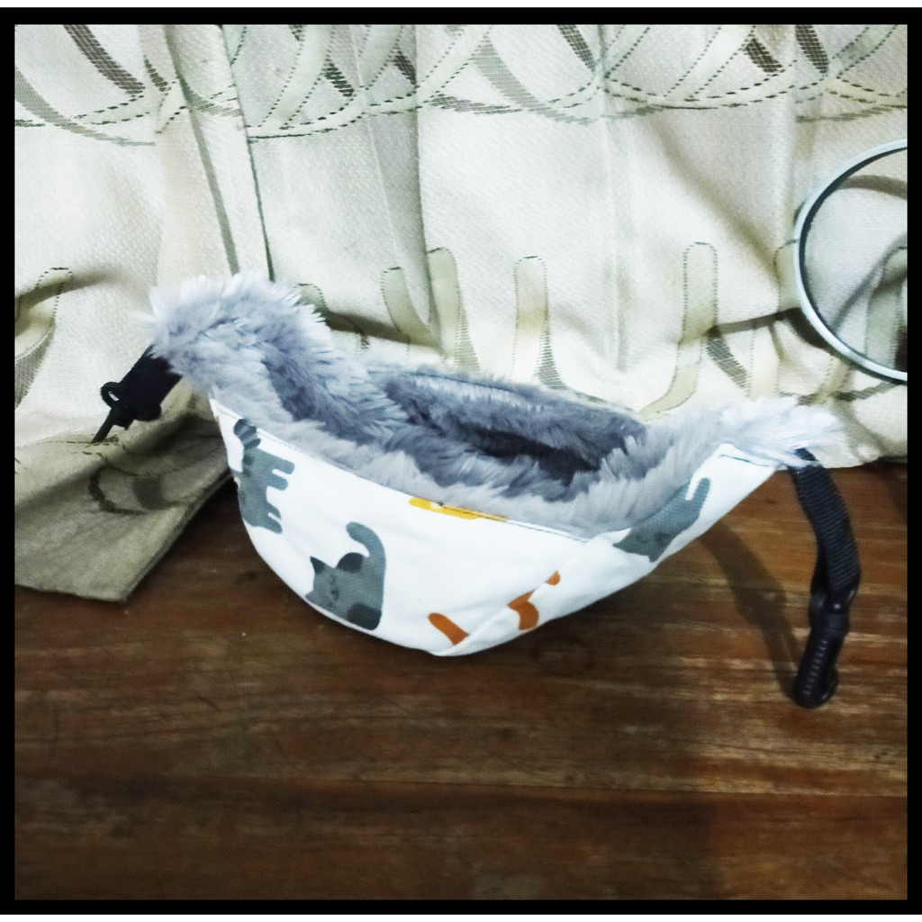 Sleeping Pouch Ayunan atau gendongan Sugar Glider Sg Nyaman Bahan Bagus  Dengan Bahan Bulu