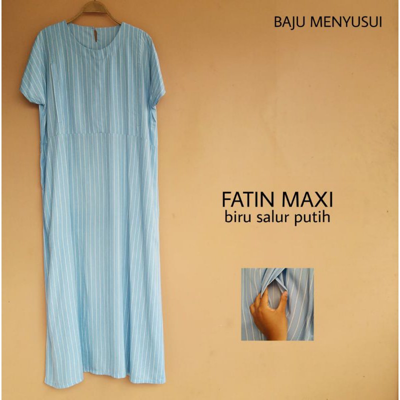 Mamigaya  FATIN Maxi Baju Menyusui  Dress Maxi Big size