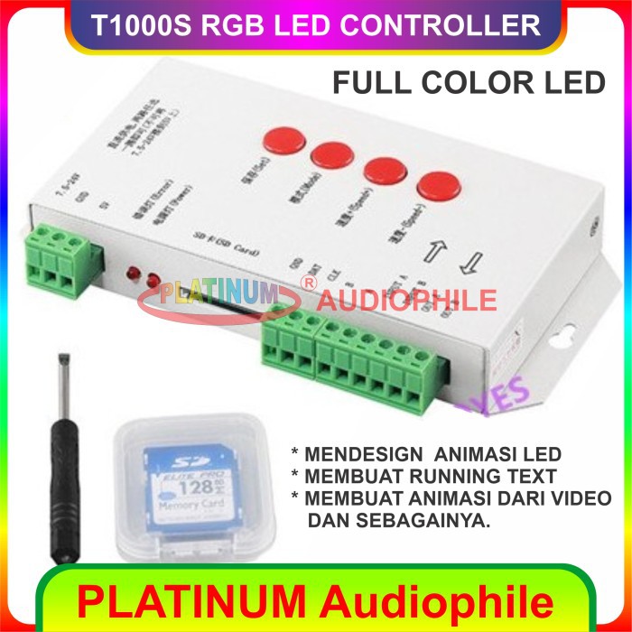 T1000S CONTROLLER RGB LED PIXEL WS2811 WS2812