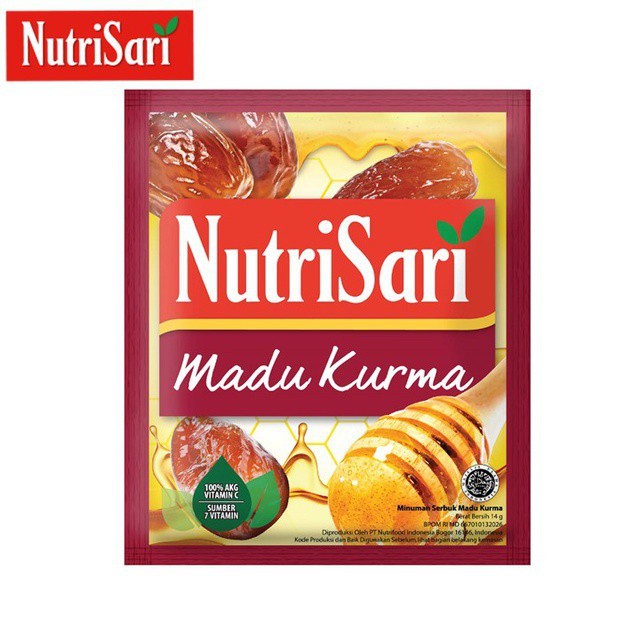 

Nutrisari Madu Kurma Sachet 14gr