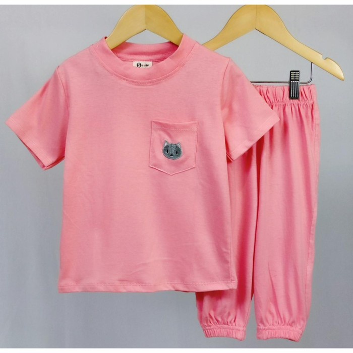 New   SET JOJO SETELAN ANAK SMILEE JOJO UNISEX SIZE 1-5 TAHUN