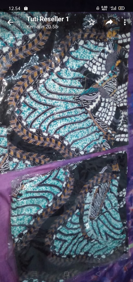 Batik Couple Keluarga Sania Ruffle Ori Ndoro Jowi Dnt Motif Madu