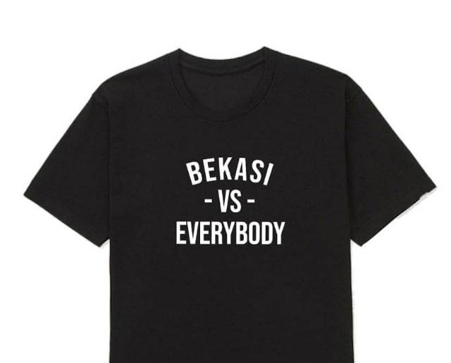 Baju kaos polos custom desain suka2 kata2 lengan pendek