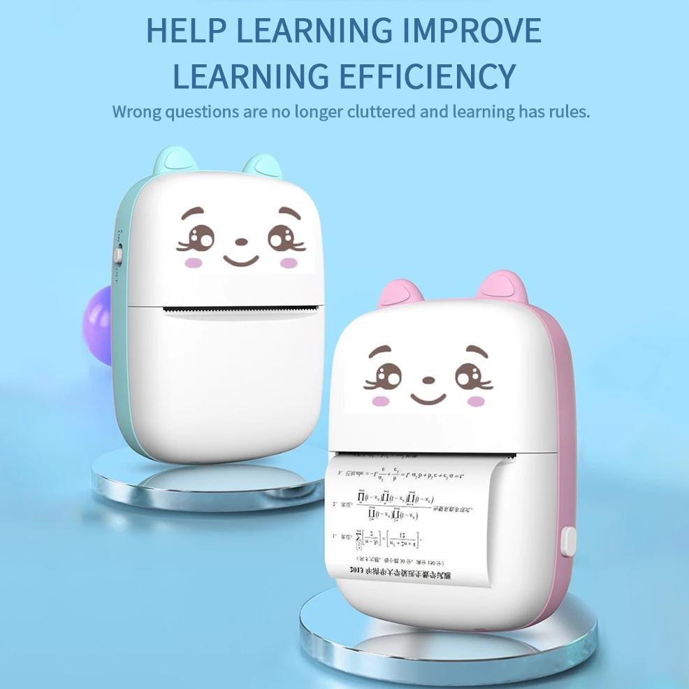 Mini Printer/Printer Bluetooth/Printer Thermal Panda/ Label Memo Receipt Paper Thermal/Peripage A8C 
