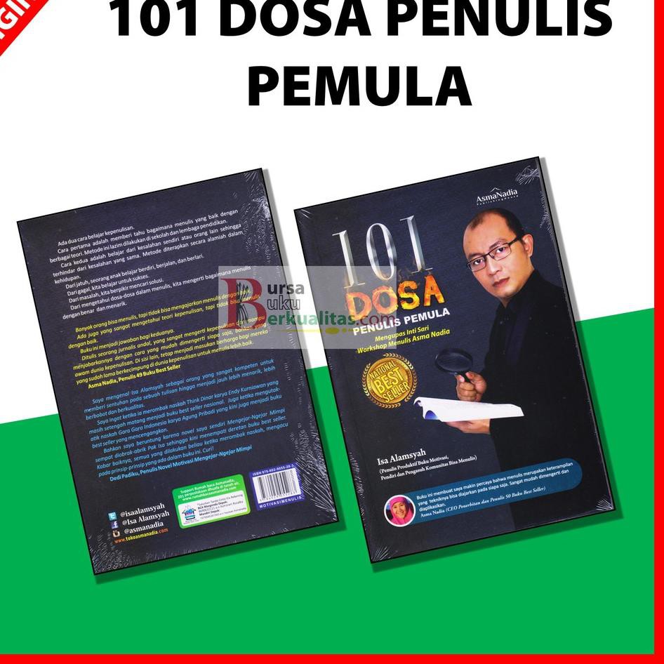 🆙BEST SELLER✔️ - Edisi BARU - Buku 101 Dosa Penulis Pemula Karya Isa Alamsyah -