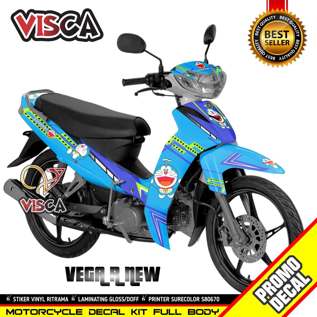 Decal Vega R New Full Body Stiker Vega R New Full Body Striping Vega R New Variasi Decal Hologram Ve