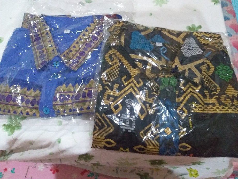 Sale / Cuci Gudang Hem Batik Anak 1-8th  Bisa Pilih Size Tidak Bisa Pilih Motif