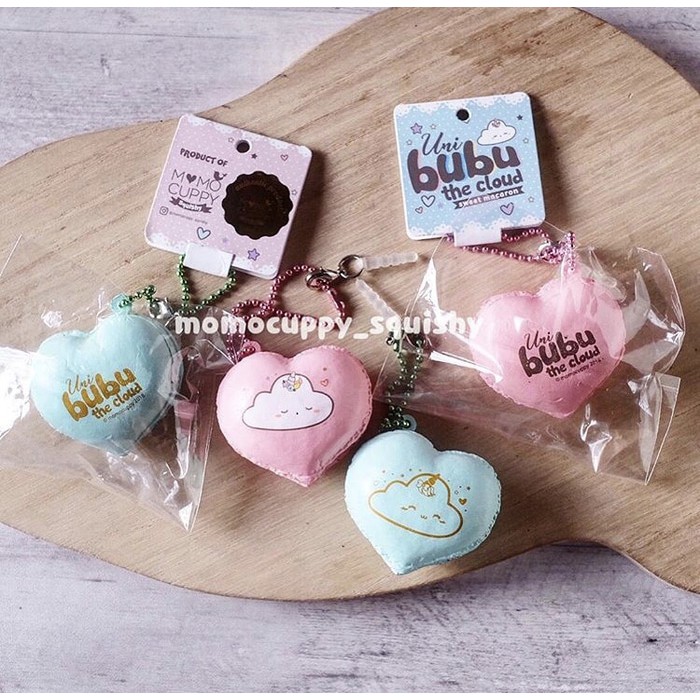 SQUISHY LICENSED heart uni bubu the cloud macaron