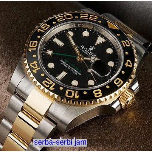 Jam tangan Pria - Rolex GMT Master ii two tone - Rolex Premium