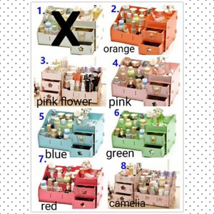 RAK KOSMETIK BAHAN KAYU UKURAN BESAR 36 x 21 x 18 cm