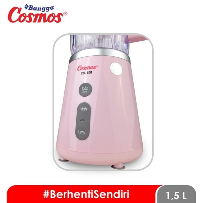 COSMOS Blender Plastik 1.5 Liter 2in1 2 Tabung CB 801 - Garansi Resmi 1 Tahun