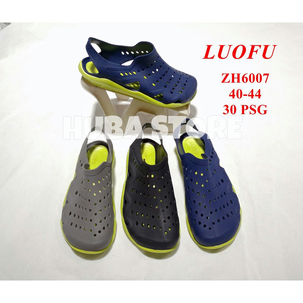 HUBA SANDAL PRIA JELLY SENDAL COWOK KARET ZH6007