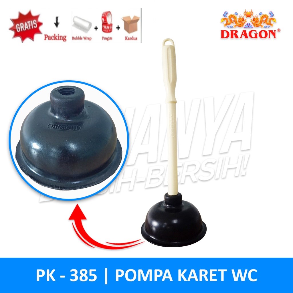 Karet Sedot wc Dragon pompa sedot mampet