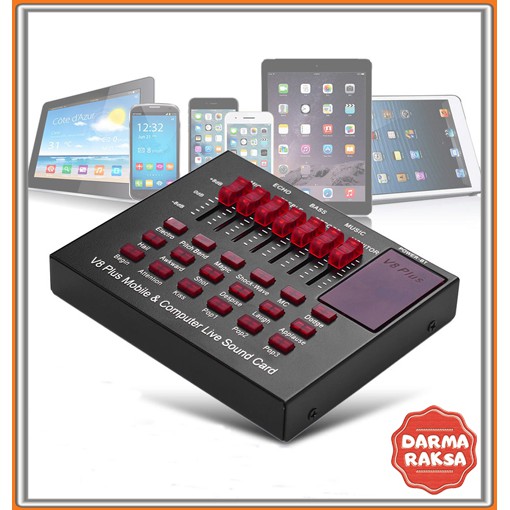 Soundcard V8 Plus Soundcard Bluetooth 5.0