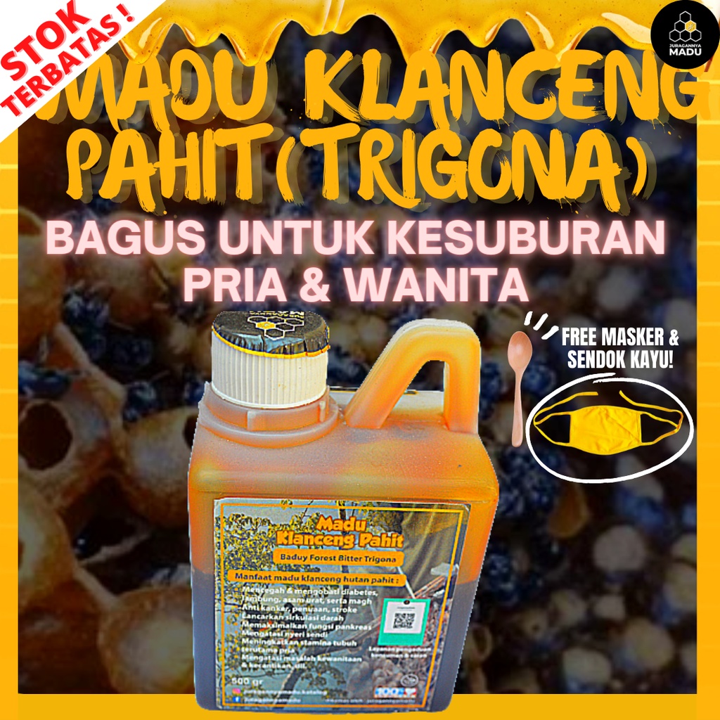 

MADU KLANCENG PAHIT ASLI 100% TANPA CAMPURAN BANTU TINGKATKAN KESUBURAN PRIA DAN WANITA 500GR