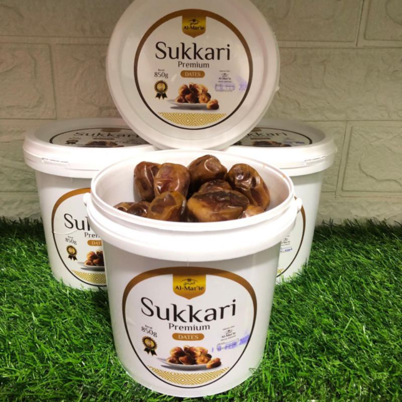

Kurma Sukari Premium Sukkari Ember 850 Gram