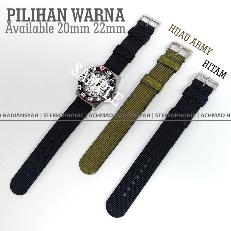 Strap Kanvas 20mm Strap Kanvas 22mm - Strap Nato 20mm Strap Nato 22mm Lug 20mm Strap 22mm Strap 20mm