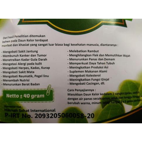 

TEH SEDUH / CURAH DAUN KELOR MURAH
