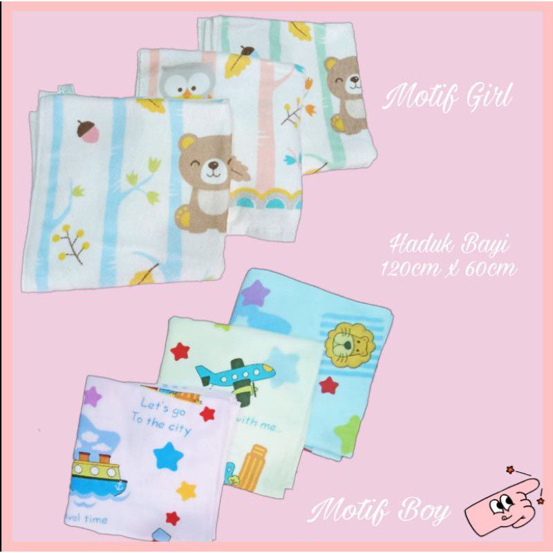 Handuk Bayi Gull Halus Tebal Lucu 120×60cm / Handuk Anak Lembut