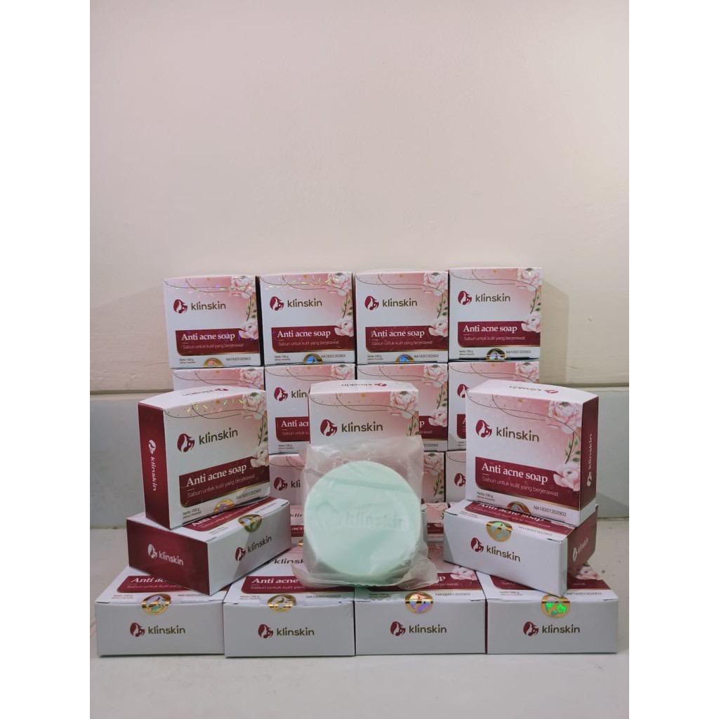 Sabun Klinskin Acne Soap - Sabun Jerawat/Penghilang Bekas Jerawat