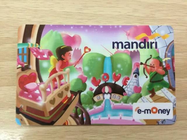 ///KADO VALENTINE/// Mandiri eMoney  Love in the World Fantasy ORI /Like eTOLL Tapcash Flazz or Brizzi