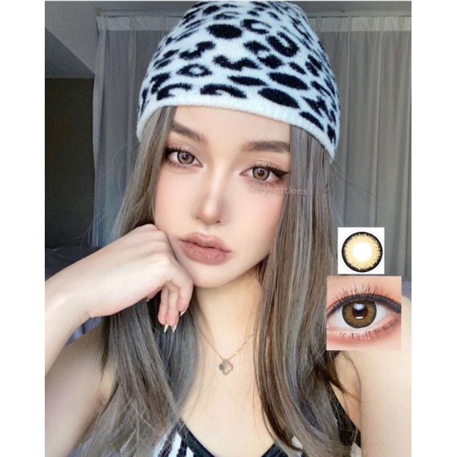 SOFTLENS KITTY KAWAI POP CULTURE BROWN / KONTAK LENSA