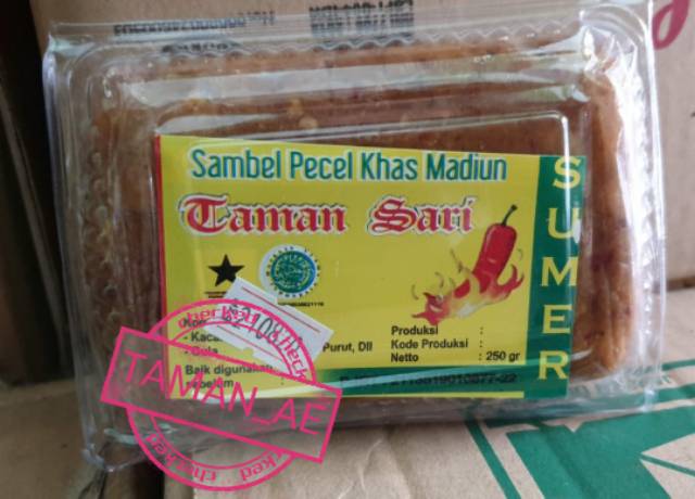 Sambel Pecel / Bumbu pecel TAMAN SARI asli Madiun