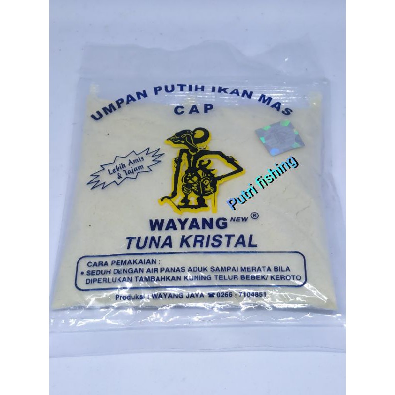 Umpan ikan wayang tuna kristal