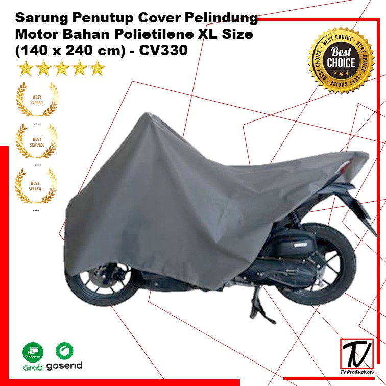 MURAHHH Cover Sarung Pelindung Sepeda dan Motor Matic - UV-2000