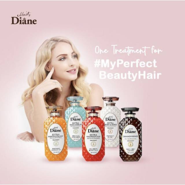 [BPOM] Moist Diane Shampoo 450ml | Moist Diane Condtioner Treatment