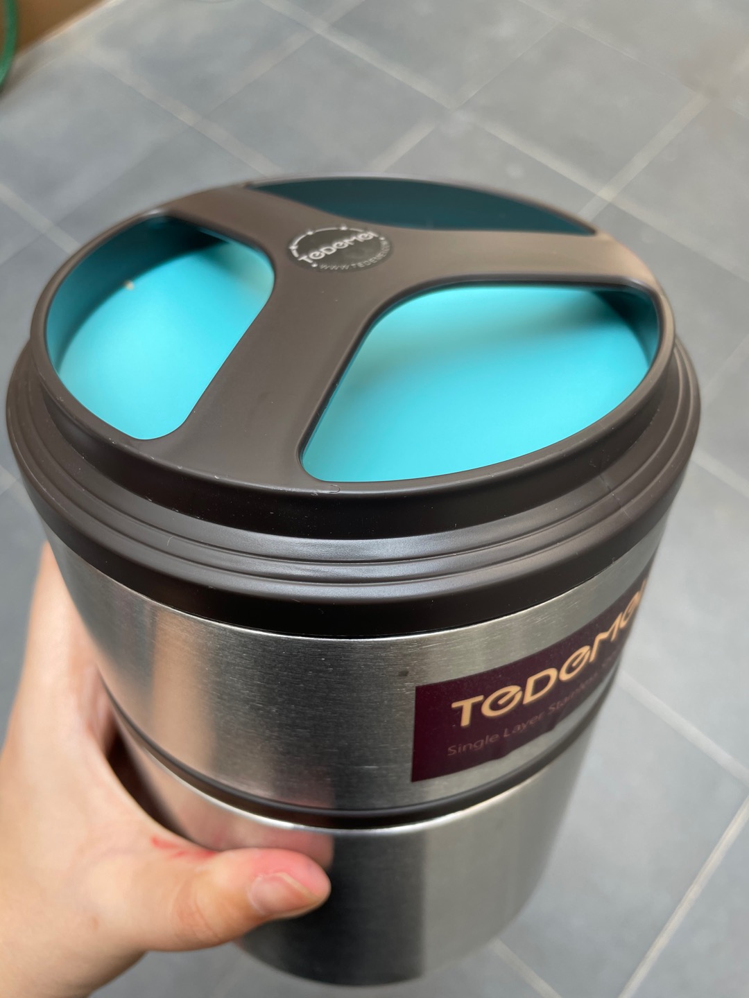 Lunch Box Tedemei Lunchbox 6553 Red Green Blue