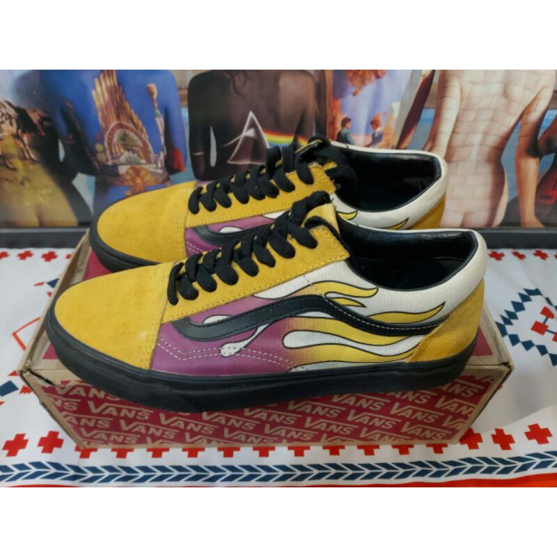 Vans Oldskool Flame Banana Black
