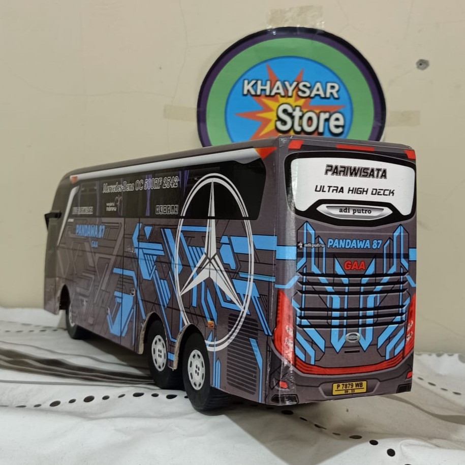 miniatur bus bis double deker pandawa 87 UHD