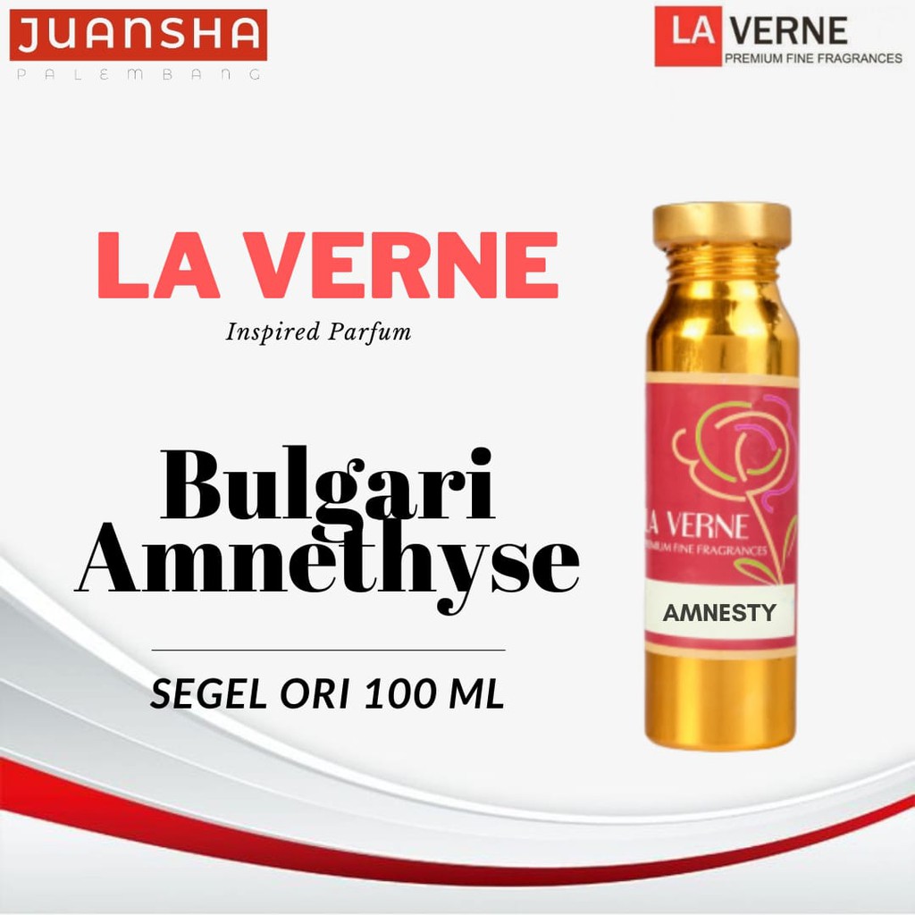 BIBIT PARFUM MURNI | AMNESTY / BULLGARI AMNESTIS | LA VERNE | SEGEL | 100 ML
