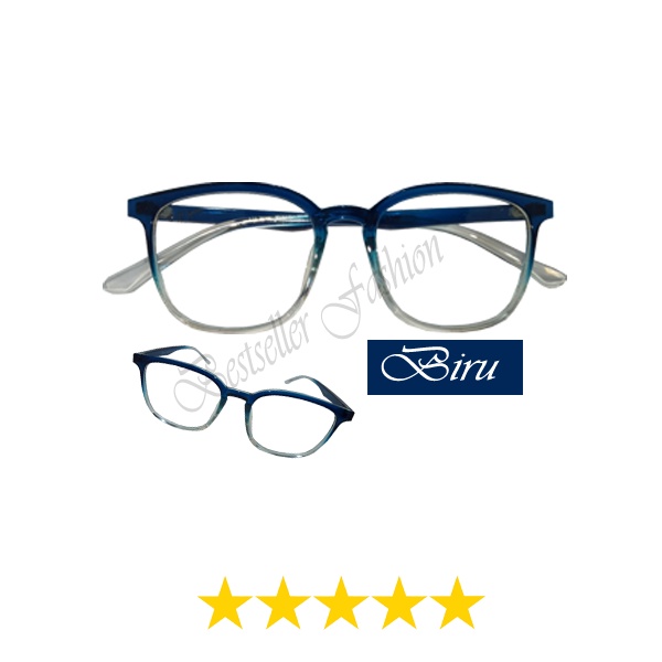 【READY STOCK】Frame Kacamata Anti Radiasi Wanita Pria Korean Fashion Kacamata Oval Eyeglasses