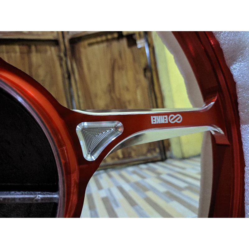 VELG ENKEI ANODIZE CNC FG511 RING 17 MERAH/RED  PNP FIZR F1ZR JUPITER Z